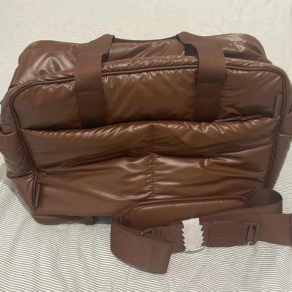 BEIS Bags Beis Expandable Duffle In Maple Brown Poshmark